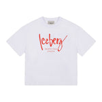 Iceberg Kids Bianco con Stampa Logo per Bambini