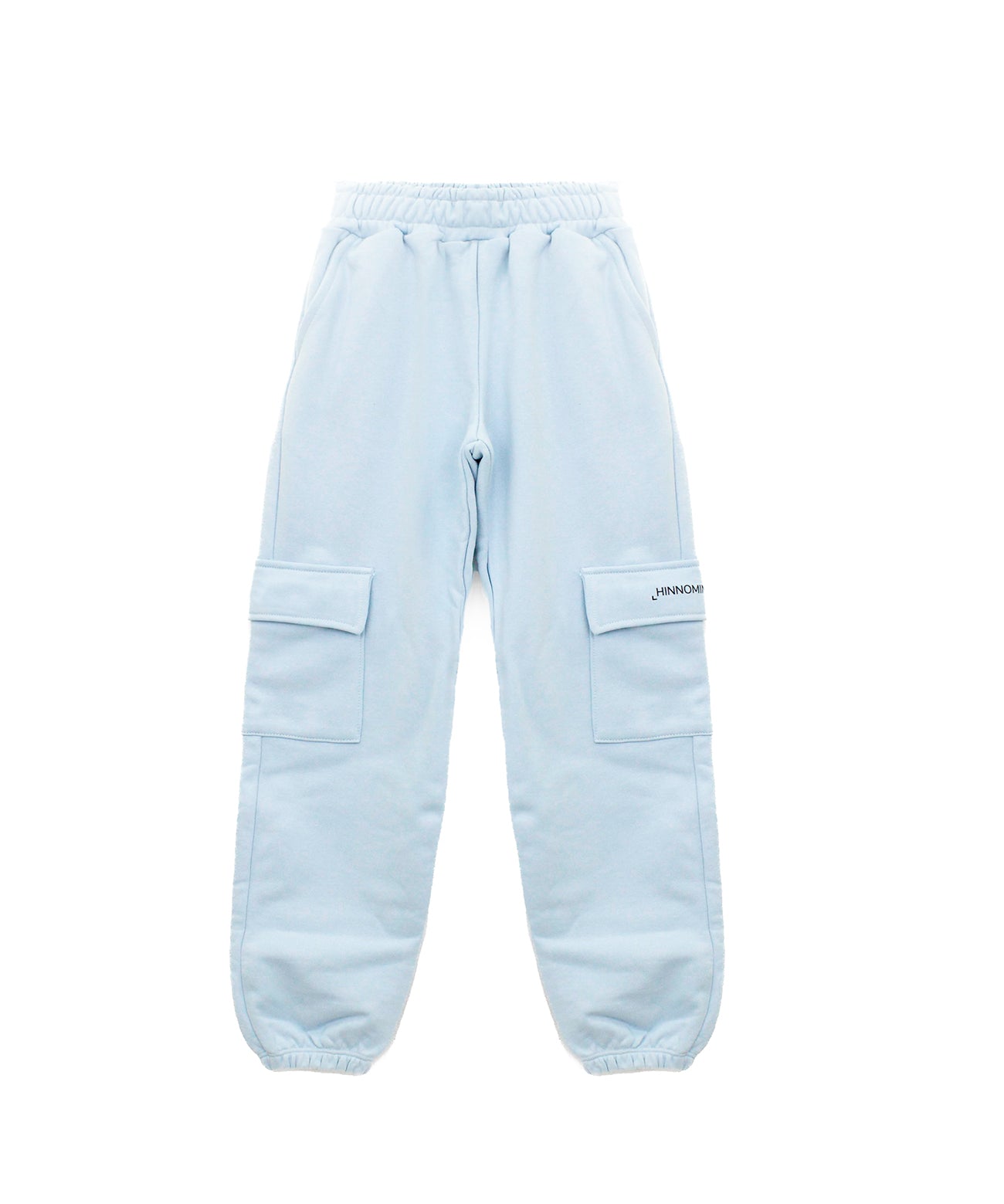 Hinnominate Kids Pantaloni in Felpa Celeste con Logo