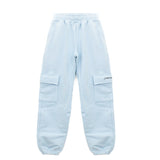 Hinnominate Kids Pantaloni in Felpa Celeste con Logo