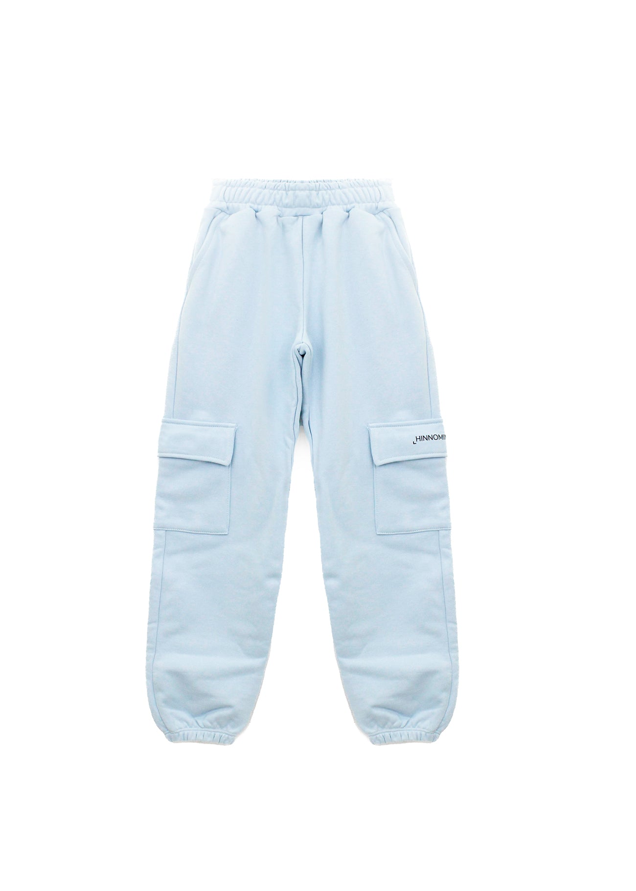 Hinnominate Kids Pantaloni in Felpa Celeste con Logo