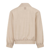 Eleventy Kids Giubbino Beige in Lino per Bambini