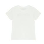 Moschino Kids T-shirt Panna con Stampa Teddy (retro)