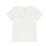 Moschino Kids T-shirt Panna con Stampa Teddy (retro)