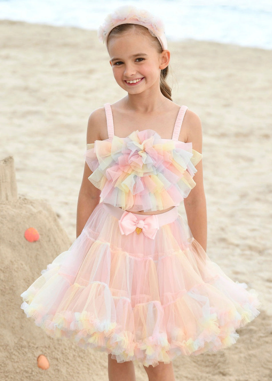 Angel's Face Gonna Rosa/Multicolor Pixie per Bambine