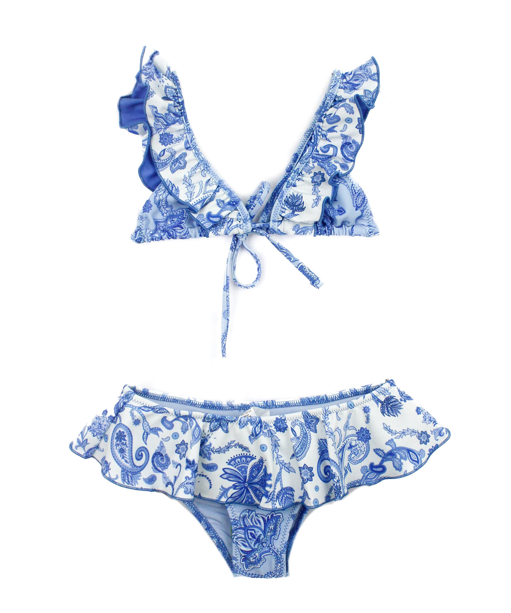 4Giveness Costume Bikini Antibes Azzurro per Bambine