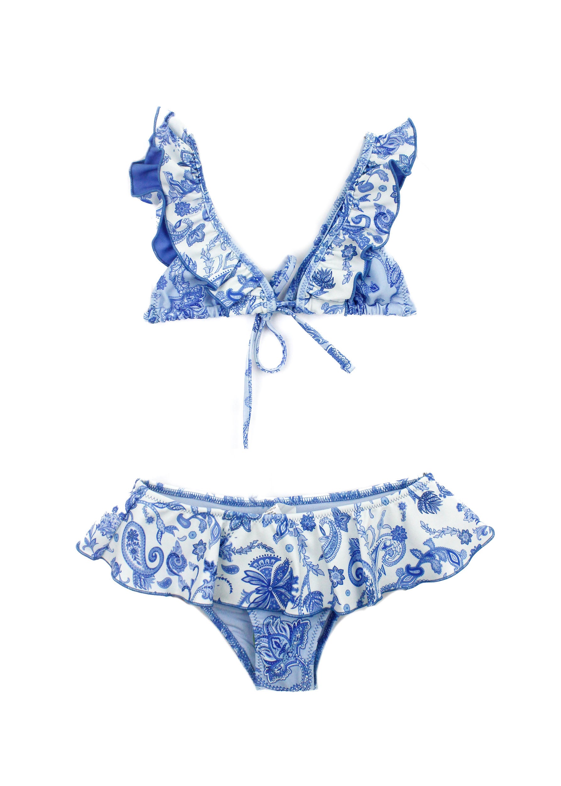 4Giveness Costume Bikini Antibes Azzurro per Bambine