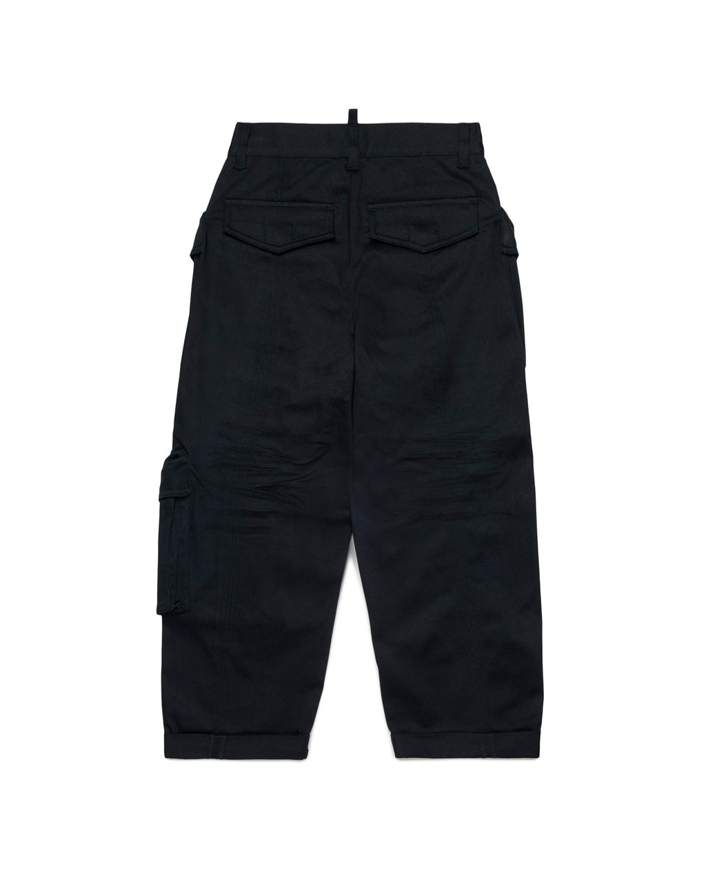 Dsquared2 Kids Pantaloni Cargo Neri per Bambini