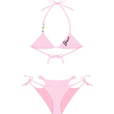 Barrow Kids Costume Bikini Rosa con Logo per Bambine