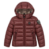 Blauer Kids Piumino con cappuccio bordeaux per Bambini