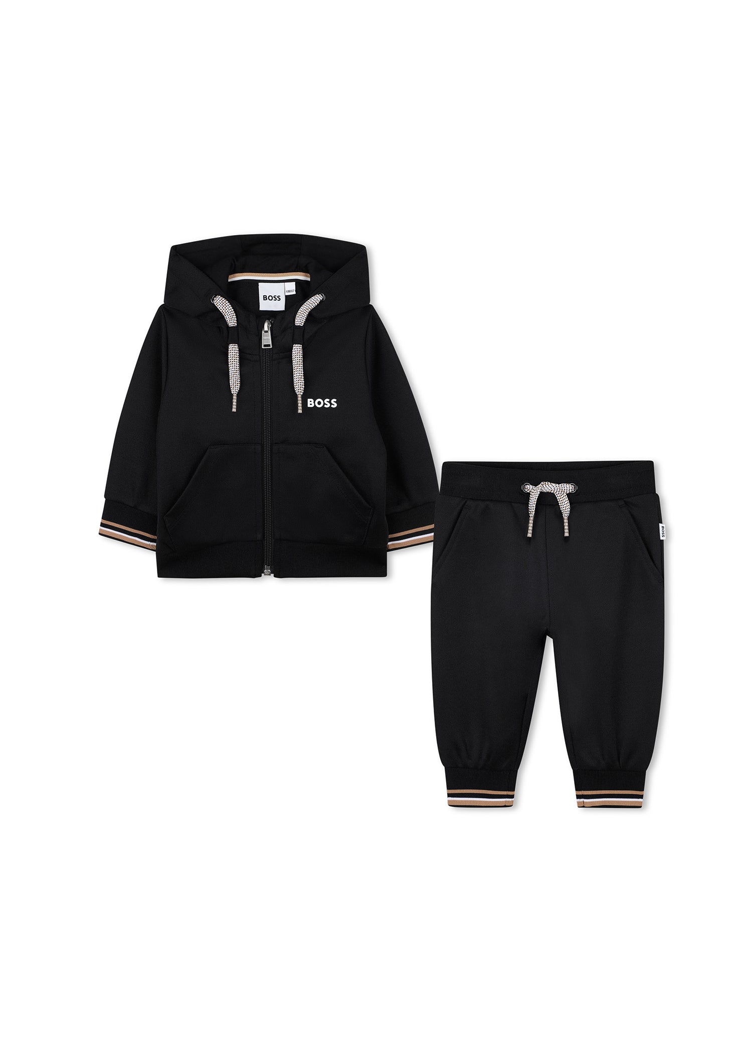 Boss Kids Completo Nero Per Neonati