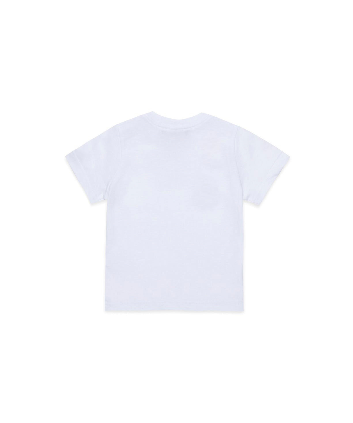 Dsquared2 Kids T-shirt Bianca con Stampa Logo per Neonati