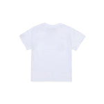 Dsquared2 Kids T-shirt Bianca con Stampa Logo per Neonati