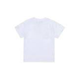 Dsquared2 Kids T-shirt Bianca con Stampa Logo per Neonati