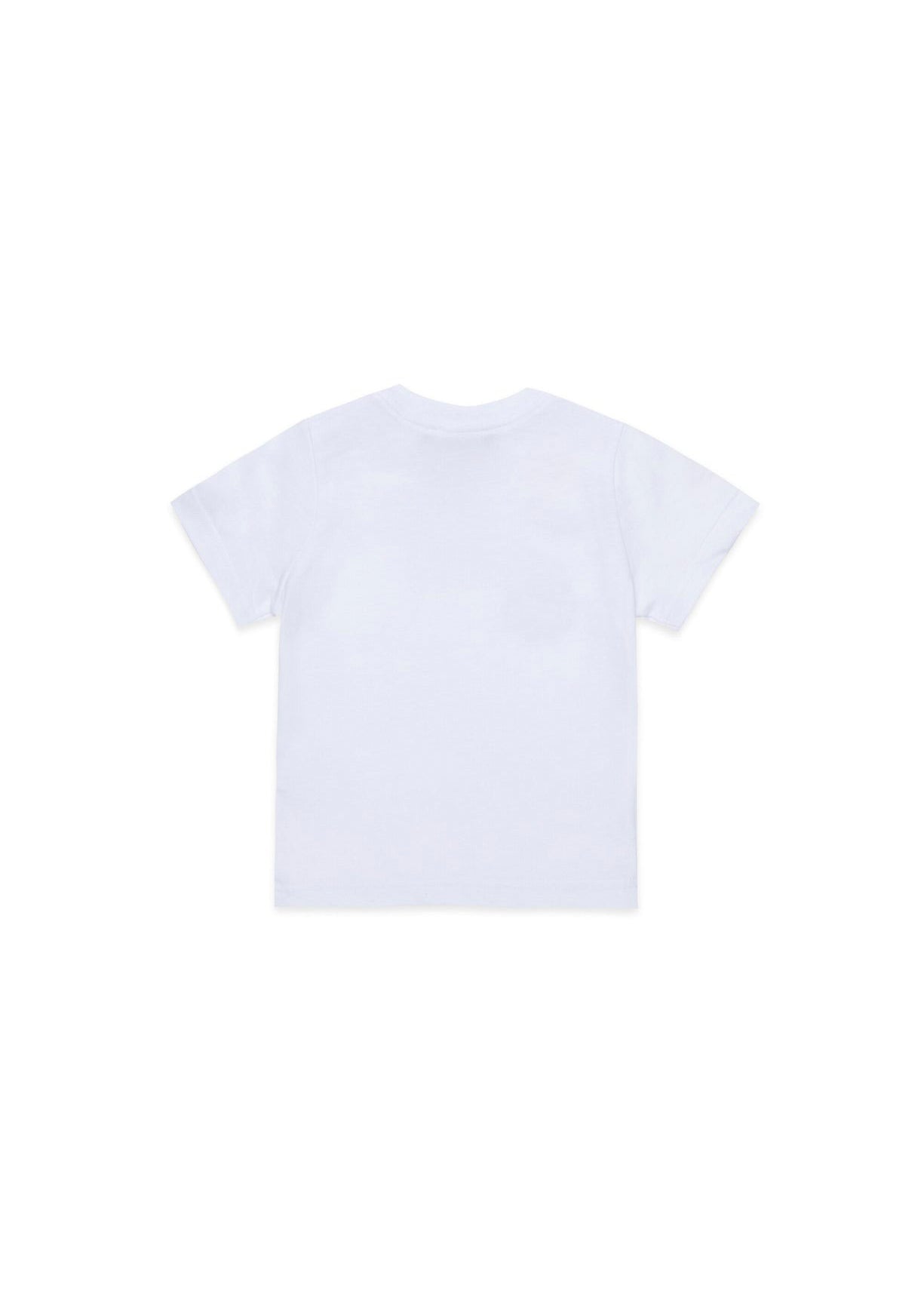 Dsquared2 Kids T-shirt Bianca con Stampa Logo per Neonati