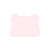Moschino Kids Cappello Rosa con Stampa Logo Teddy per Neonate