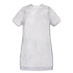 Diesel Kids Abito Argento All-over Mylar per Bambine (retro)