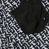Diesel Kids Costume Boxer Nero con Logo Monogram per Bambini
