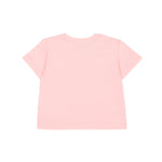 Moschino Kids T-Shirt Rosa con Logo Teddy Bear per Neonate