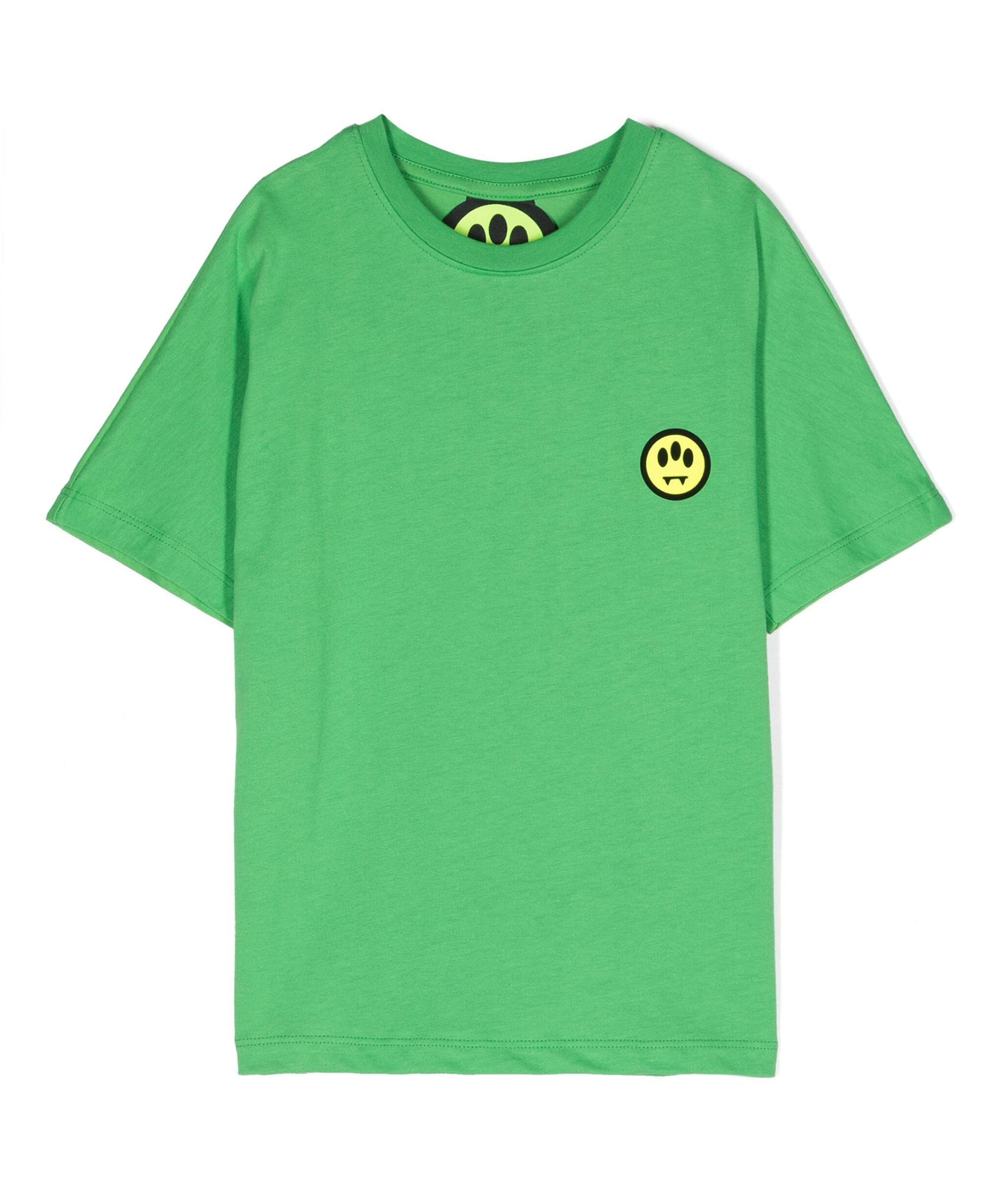 Barrow Kids T-shirt Verde con Stampa fronte