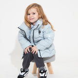Blauer Kids Giubbino Polvere Lucido con Collo Alto Hecla per Bambine