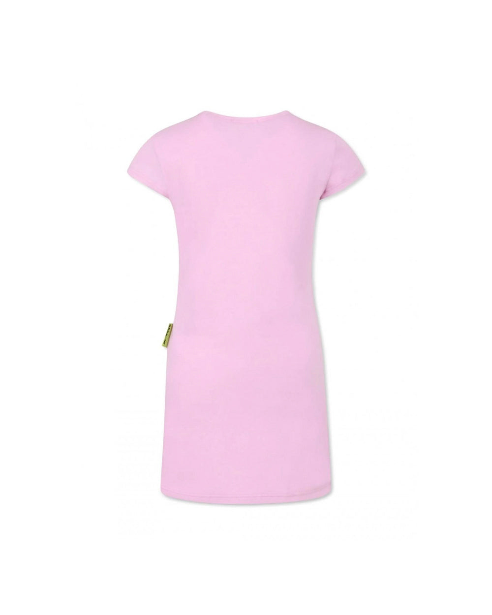Barrow Kids Abito Rosa con Logo Smile per Bambine
