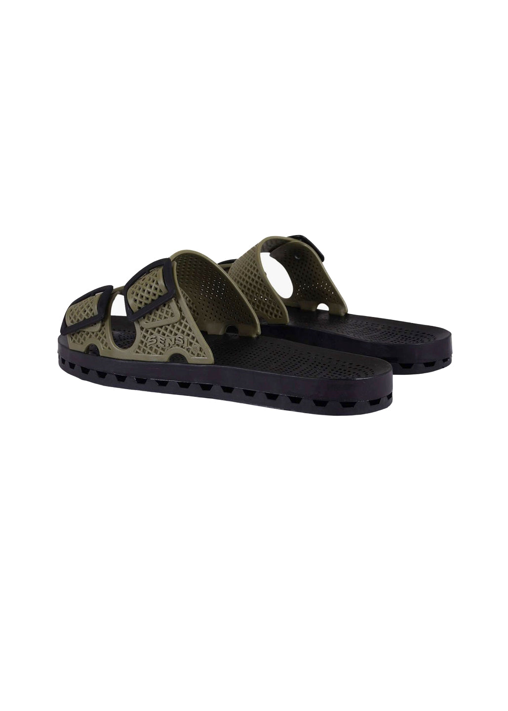 Sensi Kids Urban Sandalo Khaki Doppia Fascia per Bambini