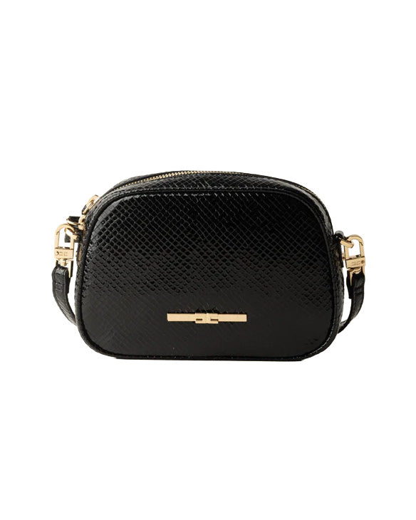 Elisabetta Franchi La Mia Bambina Borsa Nero con Logo per Bambine