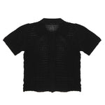 I'M Brian Kids Polo Camicia Traforata Nera per Bambini