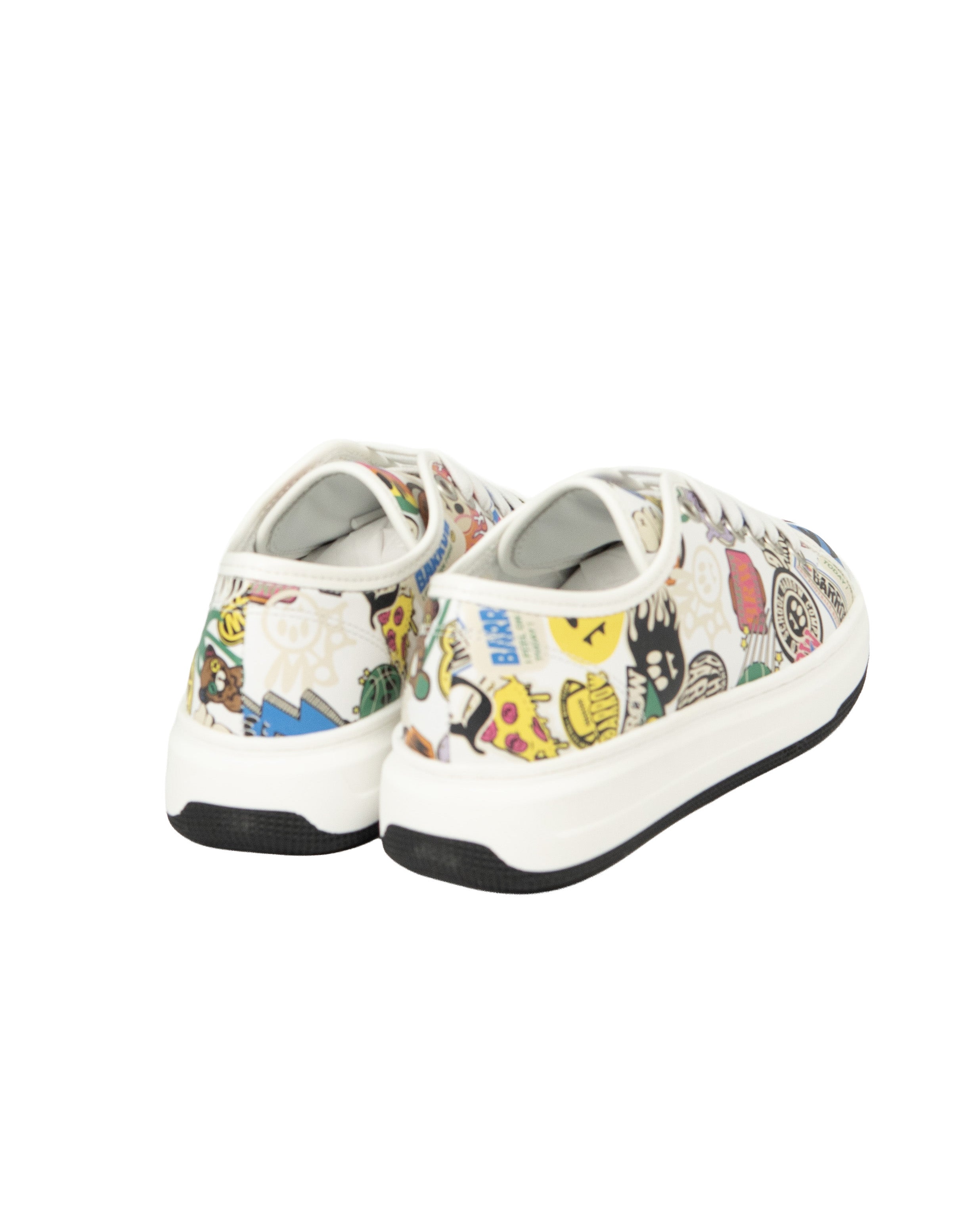 Barrow Kids Sneakers Bianco Fantasia per Bambini