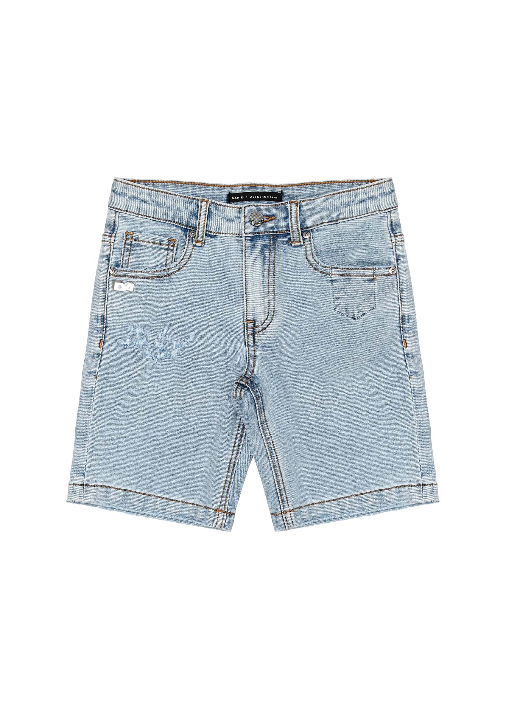 Daniele Alessandrini Bermuda Light Denim per Bambini