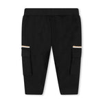 Boss Kids Pantaloni Neri con Tasconi per Neonati (retro)