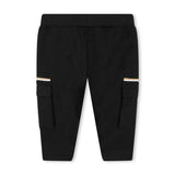 Boss Kids Pantaloni Neri con Tasconi per Neonati (retro)