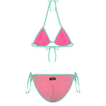 F**K Kids Costume a Triangolo Viola e Rosa per Bambine