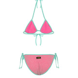 F**K Kids Costume a Triangolo Viola e Rosa per Bambine