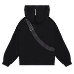 Sprayground Kids Felpa Nera con Cappuccio Pouch per Bambini