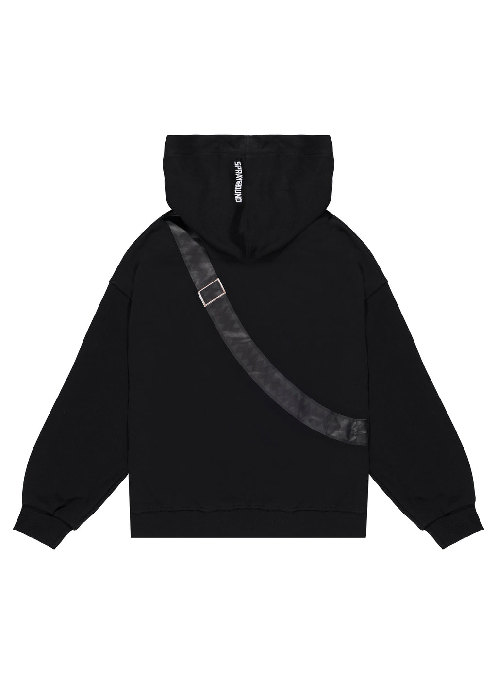 Sprayground Kids Felpa Nera con Cappuccio Pouch per Bambini