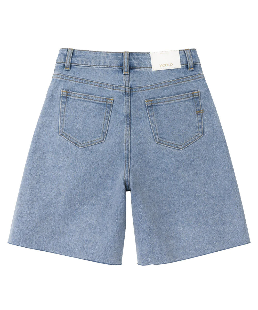 Vicolo Kids Short in Denim per Bambine