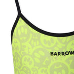 Barrow Kids Costume Intero Giallo Fluo con Smile All-over