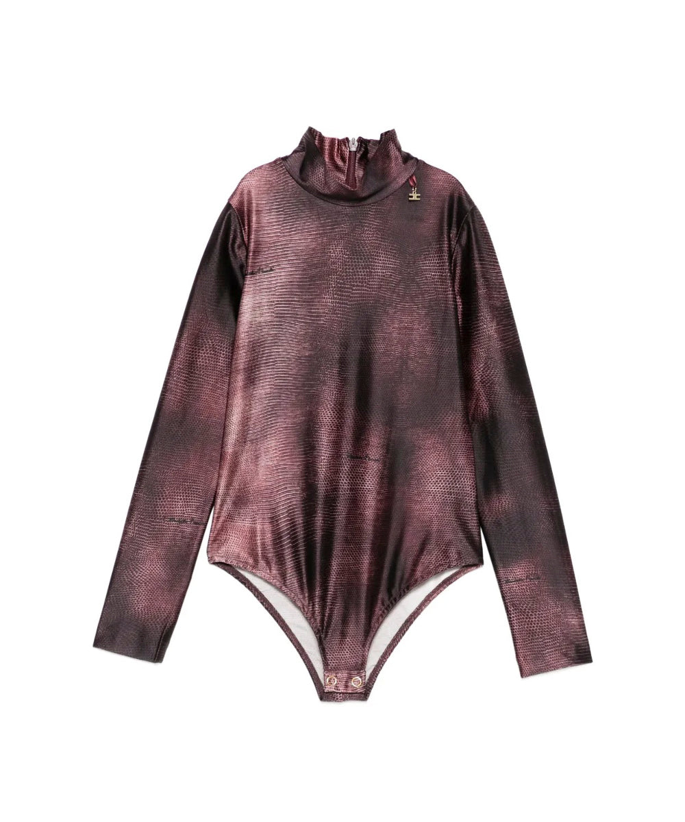 Elisabetta Franchi La Mia Bambina Body Merlot per Bambine