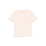 Elisabetta Franchi La Mia Bambina T-shirt Sunrise con Logo per Neonate