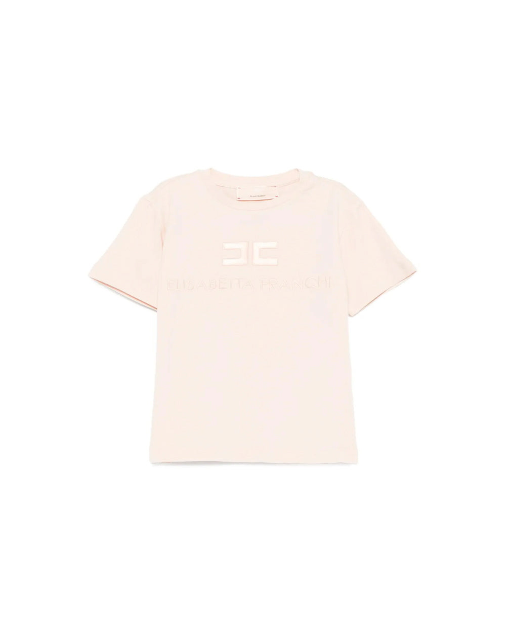 Elisabetta Franchi La Mia Bambina T-shirt Sunrise con Logo per Neonate