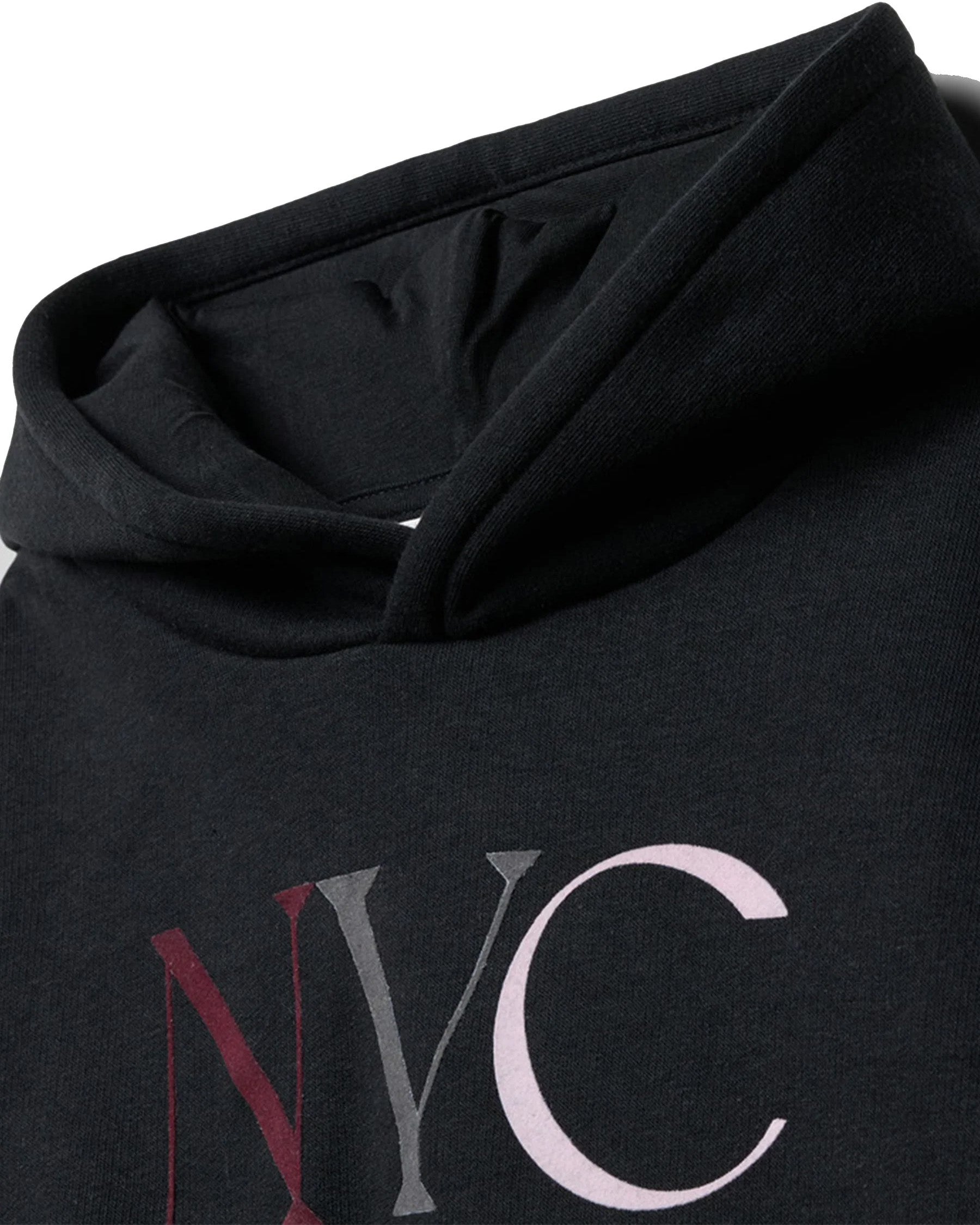 Calvin Klein Kids Felpa Nera con Cappuccio e Stampa Logo a Contrasto per Bambini