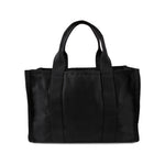 Barrow Kids Borsa Tote Nera con Logo per Bambine (retro)
