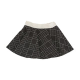 Elisabetta Franchi La Mia Bambina Gonna Nera con Logo Geometrico per Neonate