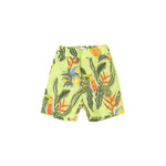 Roberto Cavalli Kids Bermuda Verde Lime a Fantasia per Neonati