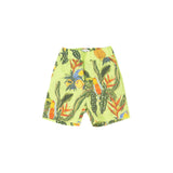 Roberto Cavalli Kids Bermuda Verde Lime a Fantasia per Neonati