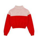 Elisabetta Franchi La Mia Bambina Maglia Lupetto con Logo per Bambine