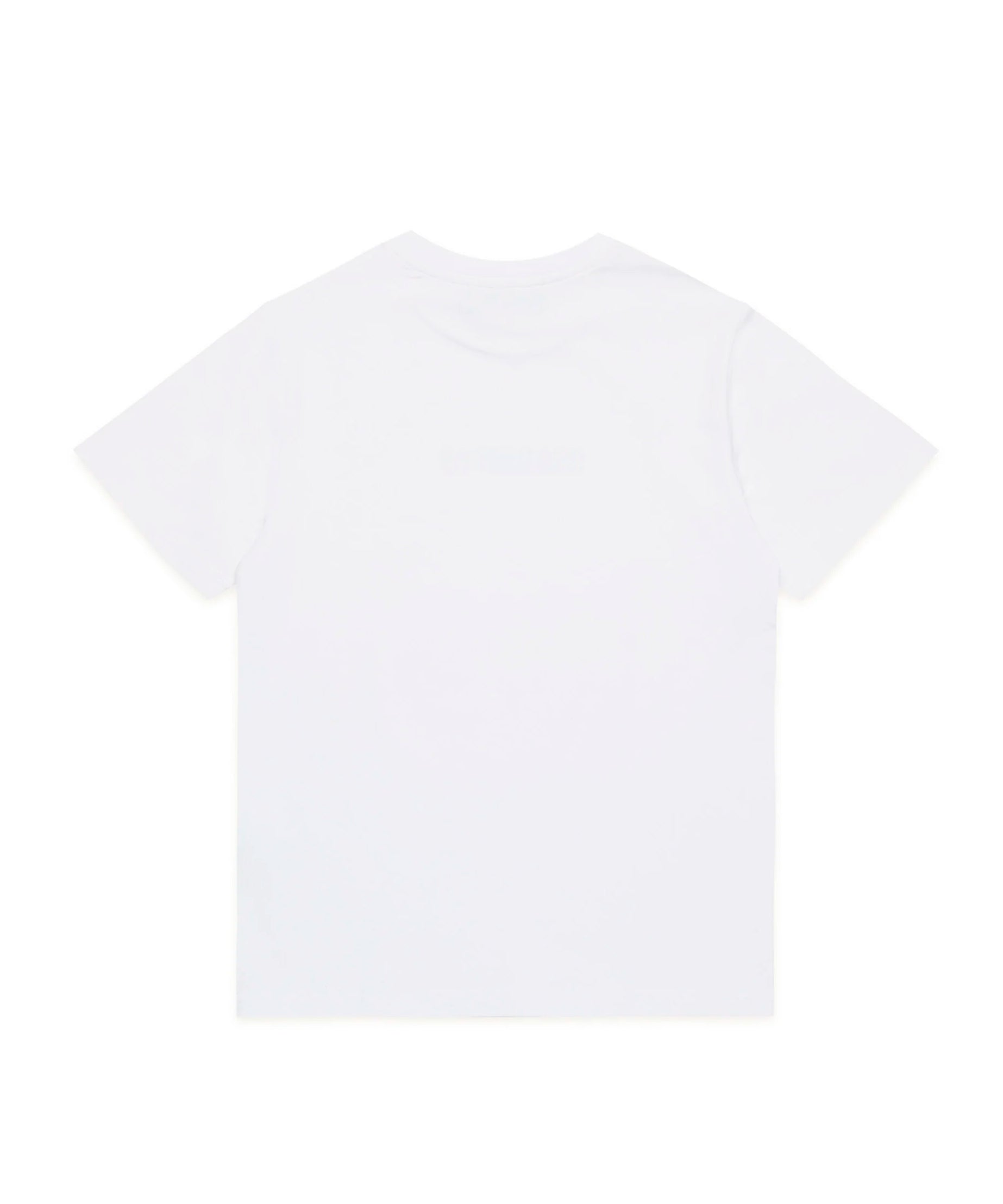 Dsquared2 Kids T-Shirt Bianca con Logo a Contrasto Nero per Bambini