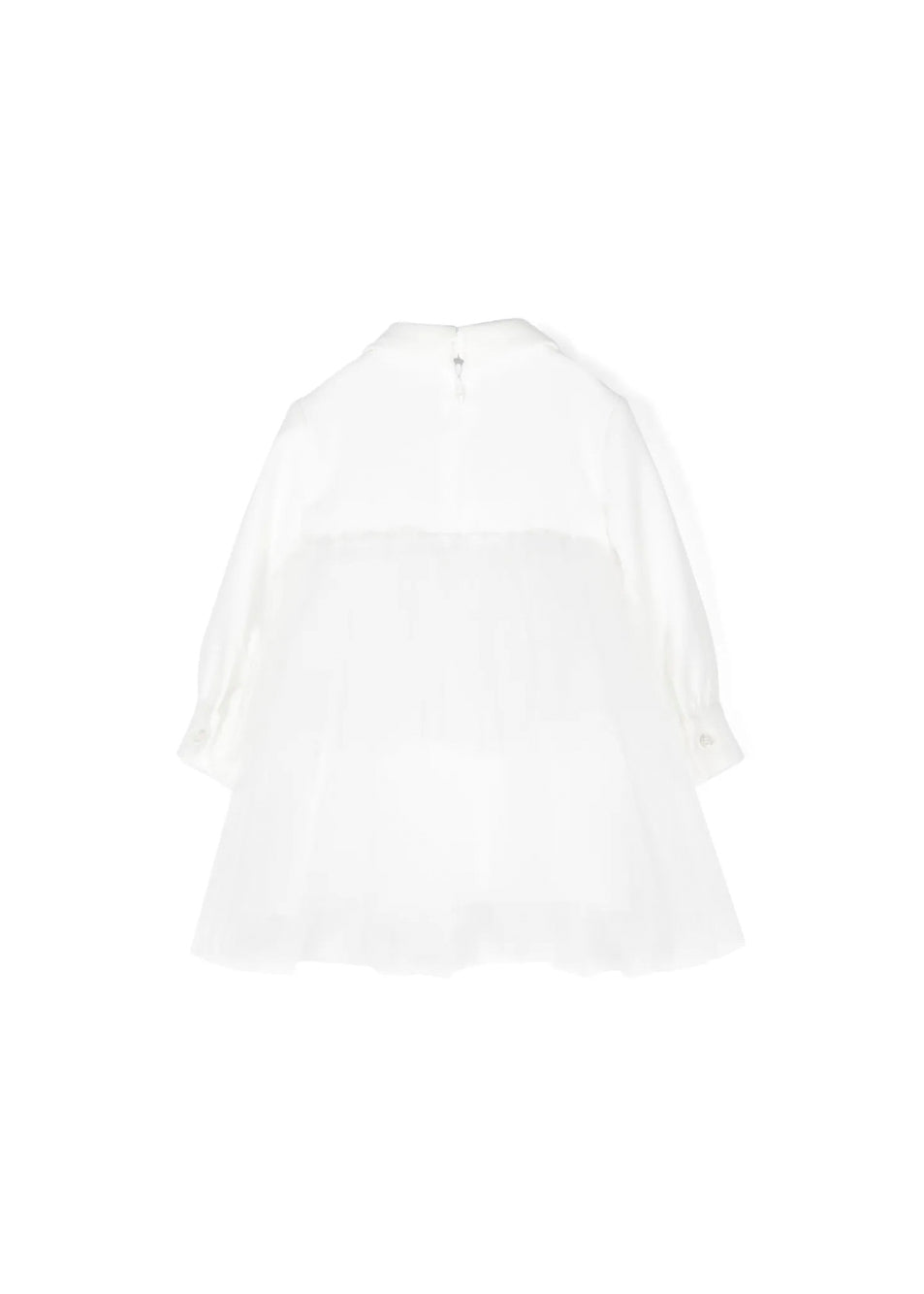 Elisabetta Franchi La Mia Bambina Abito Panna con Tulle per Neonate