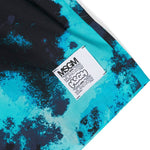 MSGM Kids Costume Boxer Turchese Tie Dye per Bambini